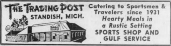 Trading Post Restaurant - June 1962 Ad